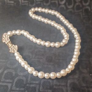 Plunder Pearl Beads Rhinestone Clasp